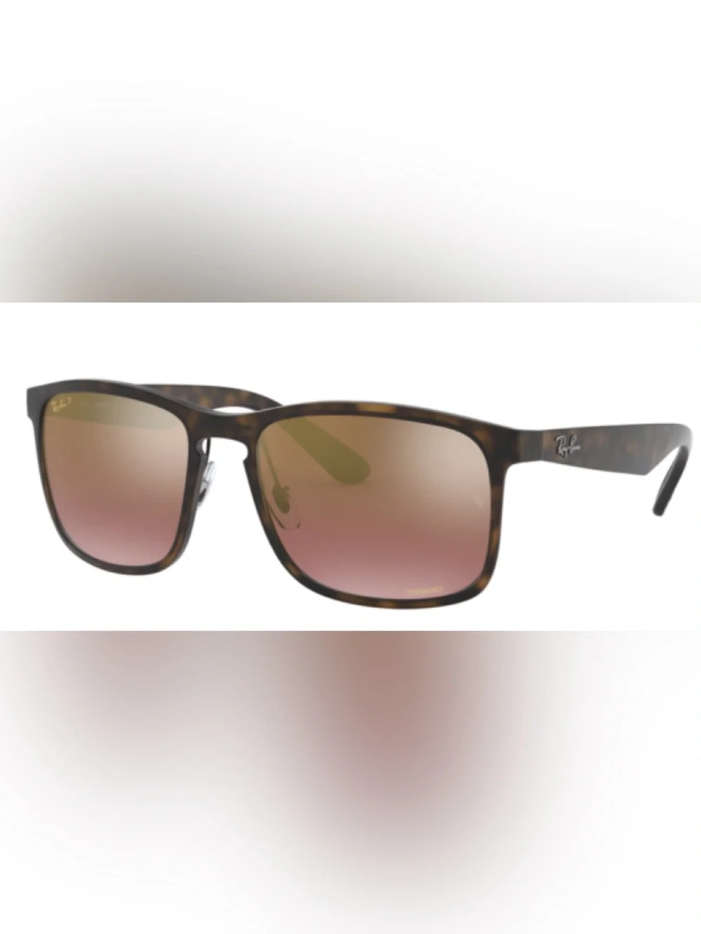 Ray-Ban RB 4263 894/A3 CHROMANCE Matte Havana Brown Mirror Gold